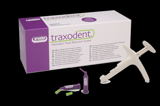 Premier Dental 9007094 Traxodent Hemodent Gingival Paste Retraction System Capsules 24/Pk Premier Dental 9007094 Traxodent Hemodent Gingival Paste Retraction System Capsules 24/Pk